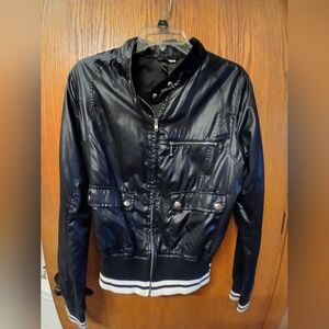 H&M Shiny Midnight Black Jacket